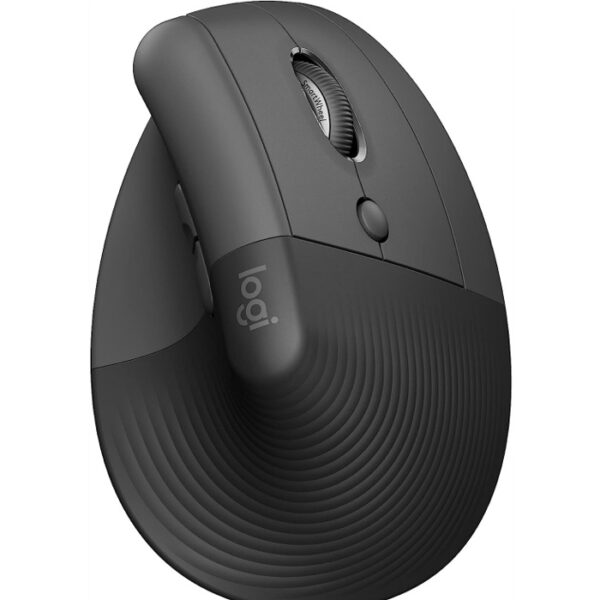 MOUSE LOGITECH LIFT VERTICAL WIRELESS/BT BLACK (910-006466)-P