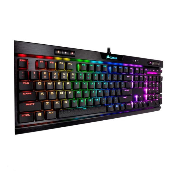 Teclado Corsair K70 RGB , mecánico, Multimedia, USB, retroiluminado