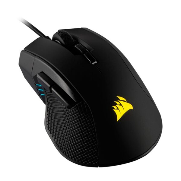 Mouse óptico Corsair Ironclaw RGB Gaming, 18 000 dpi, 7 botones, Negro, USB