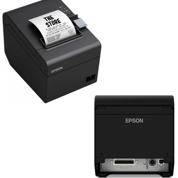 Impresora termica Epson TM-T20III, velocidad de impresión 250 mm/seg, Interfaz USB, 14x19.9x14.6