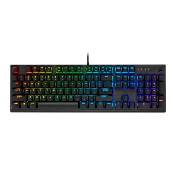 El teclado mecánico de juego CORSAIR K60 RGB PRO LOW PROFILE - CHERRY MX Low Profile Speed
