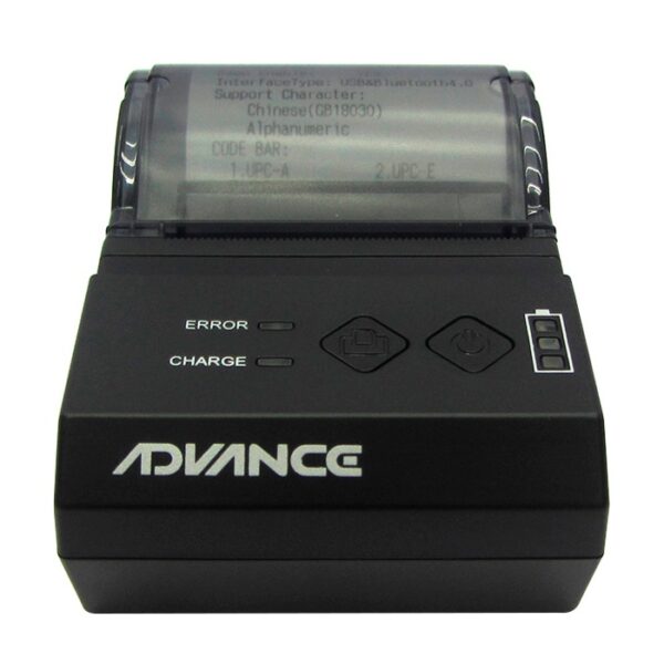 Impresora termica Inalámbrica Advance ADV-7011, velocidad de impresion 90 mm/seg.