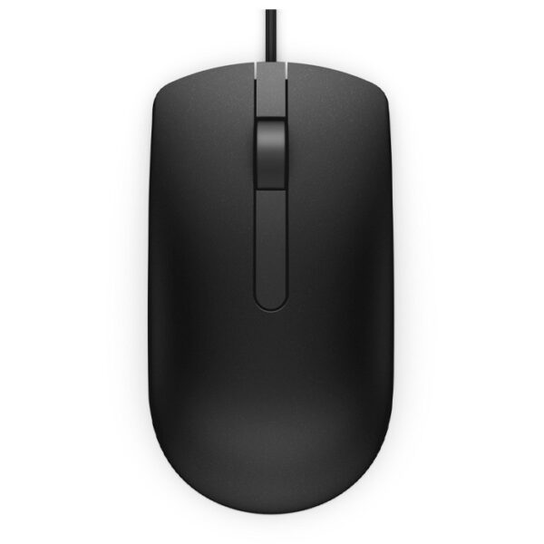 Mouse DELL MS116, Ambidiestro, USB Tipo-A, Optico, 1000 DPI, Color Negro