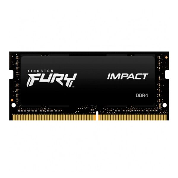 Memoria SODIMM Kingston Fury Impact, 8GB, DDR4, 3200 MHz, PC4-25600, CL20, 1.2V