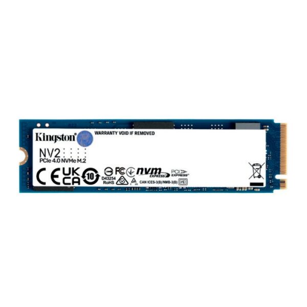 Unidad en estado solido Kingston NV2 NVMe PCIe 4.0 250GB (SNV2S/250G), Vel. lect. 3000 MB/s y Escr. 1300 MB/s