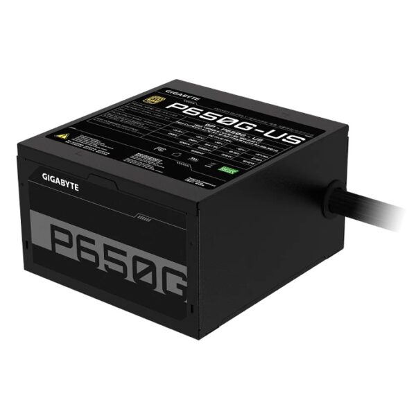 Fuente de alimentación Gigabyte P650G (US), 650W, 80 PLUS Gold Certified, Formato ATX