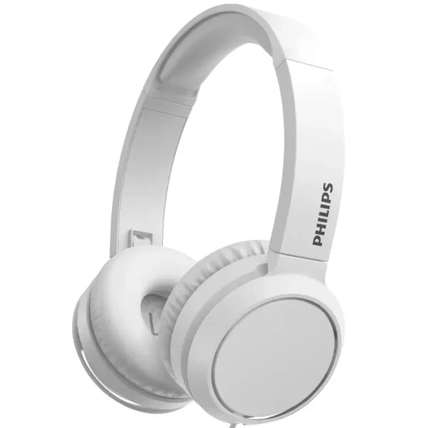 AUDIFONO C/MICROF. PHILIPS TAH4105WT 3.5MM EXTRA BASS PLEGABLE WHITE