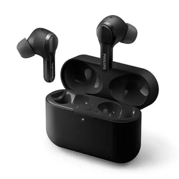 AUDIFONO C/MICROF. PHILIPS TRUE WIRELESS TAT3217BK BT 26H 10MM TACTIL IPX5 USB-C BLACK