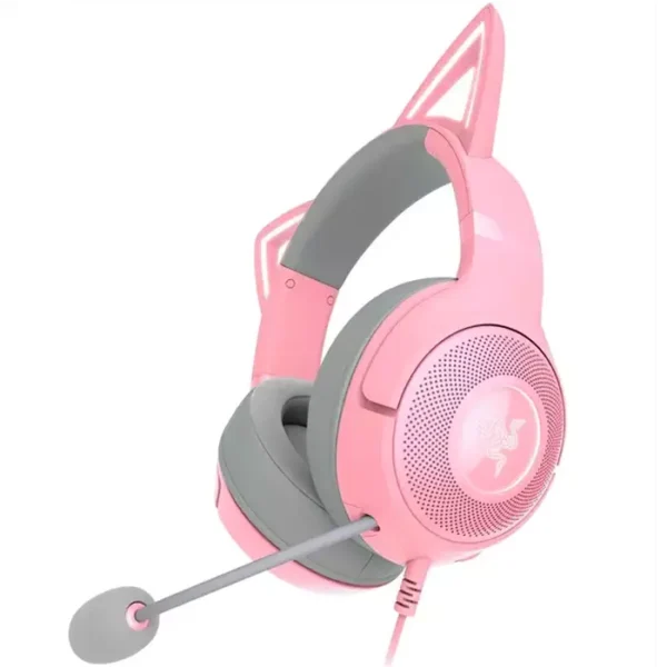 AUDIFONO C/MICROF. RAZER KRAKEN KITTY V2 CHROMA USB QUARTZ (RZ04-04730200-R3U1)
