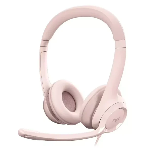 AUDIFONO C/MICROF. LOGITECH H390 USB NOISE CANCELLING ROSE (981-001280)-P