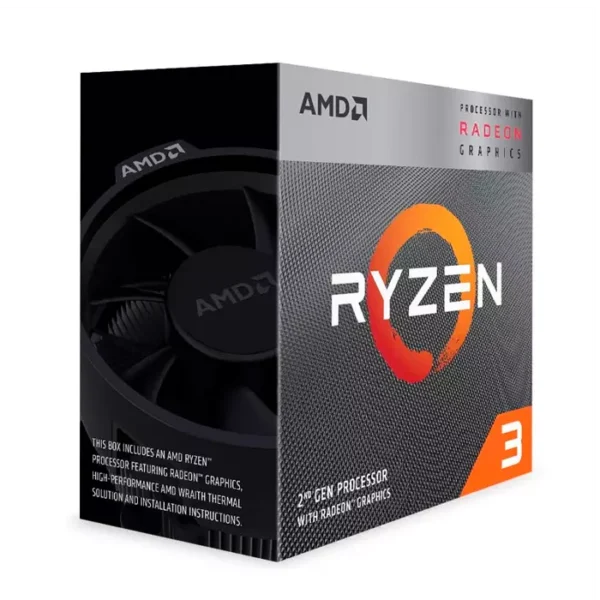 Procesador AMD Ryzen 3 3200G, 3.60GHz, 4MB L3, 4 Core, AM4, 14nm, 65 W