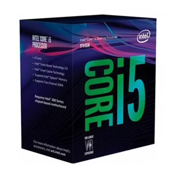 Procesador Intel Core i5-9400, 2.90 GHz, 9 MB Caché L3, LGA1151, 65W, 14 nm.