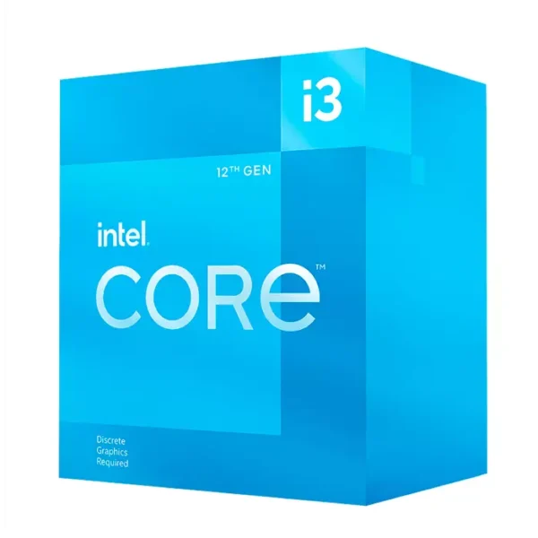 Procesador Intel Core i3-12100F, 3.30/4.30GHz, 12MB SmartCaché, LGA1700, Intel 7(10nm)