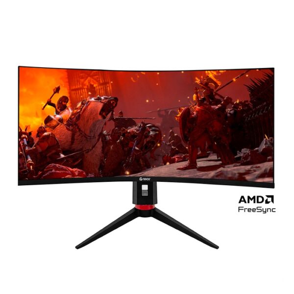 Monitor curvo Teros TE-3410G, 34" VA, 165 Hz, 3440 x 1440, Ultrawide, HDMI / DisplayPort