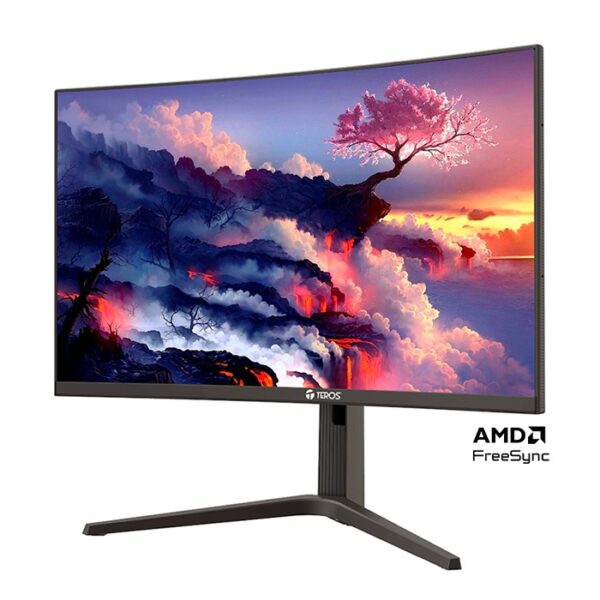 Monitor curvo gaming TEROS TE-3214G, 31.5" QHD VA, 165 Hz, 1 ms, HDMI, DP