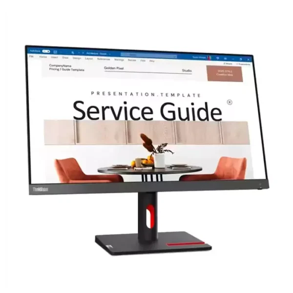 Monitor Lenovo ThinkVision S24i-30, 23.8" WLED IPS, Anti-Glare, 100Hz, HDMI x1 / VGA x1