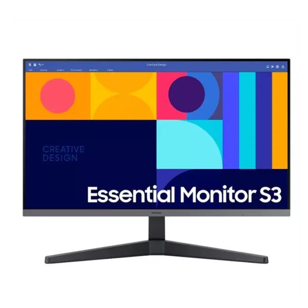 Monitor Samsung Essential S3 de 27", FHD IPS (1920 x 1080), 1 x HDMI 1.4, 1 x DP 1.2