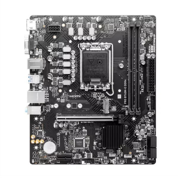 Motherboard MSI PRO PRO B760M-E DDR4, Chipset Intel B760, LGA1700, HDMI, VGA, mATX
