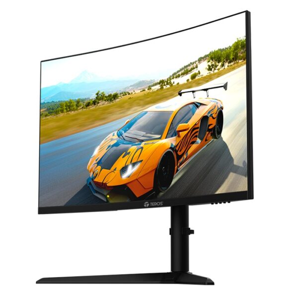 Monitor curvo gaming TEROS TE-3216G, 31.5" QHD VA, 180 Hz, 1 ms, HDMI, DP, PIVOT